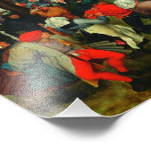 Pieter Bruegel De Ouderen - De bruiloft Foto Afdruk (Hoek)