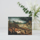 Pieter Bruegel de Ouderen - De terugkeer van de he Briefkaart (Staand voorkant)