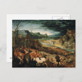 Pieter Bruegel de Ouderen - De terugkeer van de he Briefkaart (Voorkant / Achterkant)