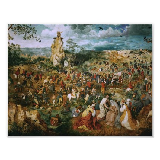 Pieter Bruegel de Ouderen-de Verloop om te variëre Foto Afdruk (Voorkant)