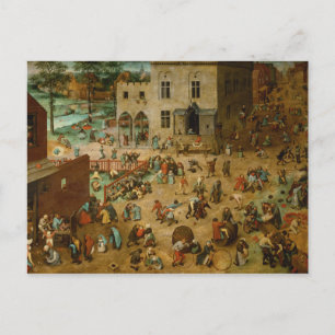 Pieter Bruegel de Ouderen - Kinderspelen Briefkaart