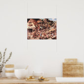 Pieter Bruegel-Het Nederlandse spreekwoord Poster (Keuken)