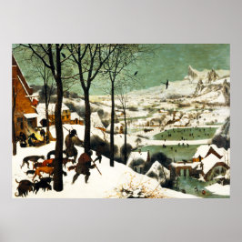 Pieter Bruegel Hunters in het sneeuwPoster Poster