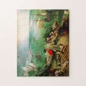 Pieter Bruegel Landschap met de Herfst van Icarus Legpuzzel (Verticaal)