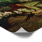 Pieter Bruegel Landschap met Herfst Icarus Poster (Hoek)