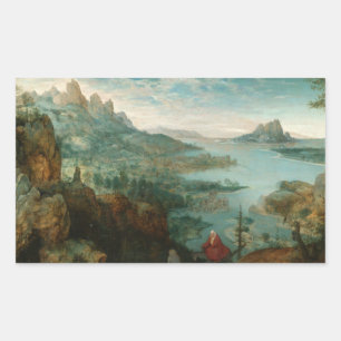 Pieter Bruegel - Landschap met vlucht naar Egypte Rechthoekige Sticker