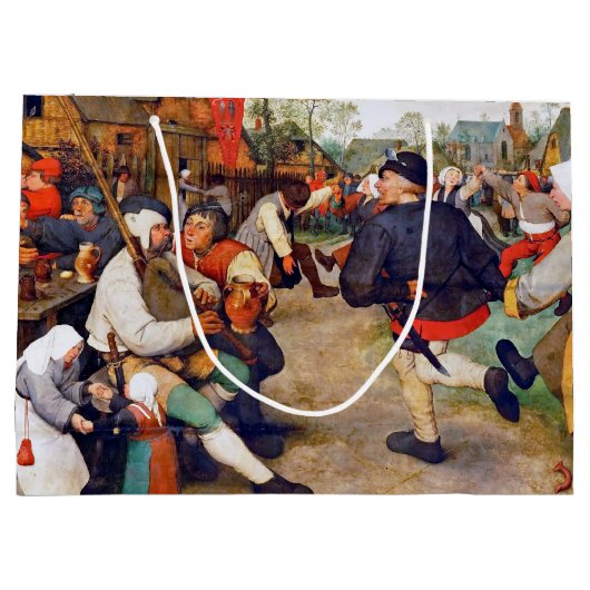 Pieter Bruegel Large Gift Bag Groot Cadeauzakje (Achterkant)