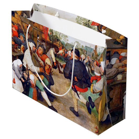Pieter Bruegel Large Gift Bag Groot Cadeauzakje (Achterkant Gekanteld)