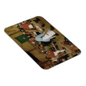 Pieter Bruegel the Elder - Peasant Wedding Magneet (Rechterzijde)