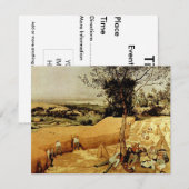 Pieter Bruegel's The Harvesters (1565) Kaart (Voorkant / Achterkant)