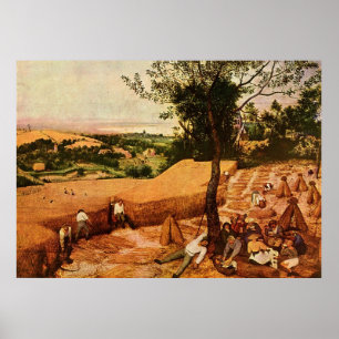 Pieter Bruegel's The Harvesters (1565) Poster