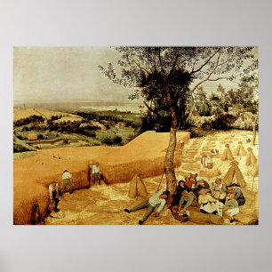 Pieter Bruegel's The Harvesters (1565) Poster