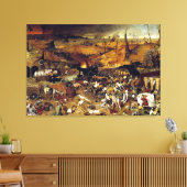 Pieter Bruegel's The Triumph of Death (1562) Canvas Afdruk (Insitu (Woonkamer))