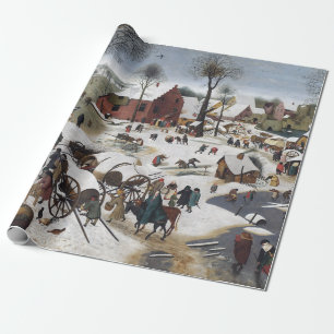 Pieter Brueghel De volkstelling te Bethlehem Cadeaupapier