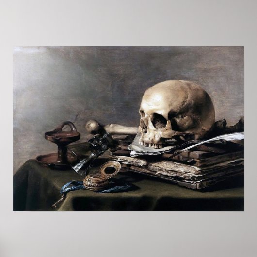 Pieter Claesz, stilleven Poster (Voorkant)