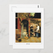Pieter de Hooch #105 - Carte postale Art (Devant / Derrière)