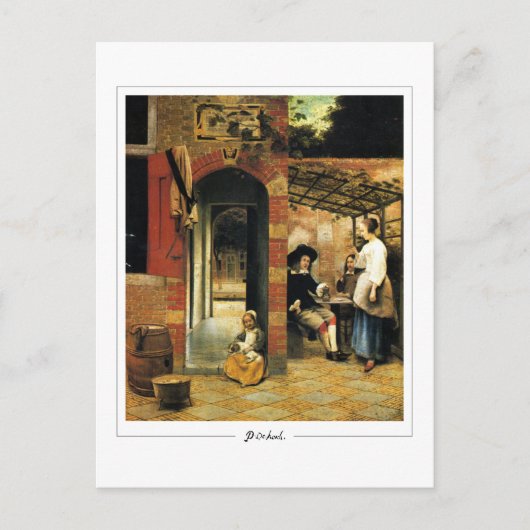 Pieter de Hooch #105 - Carte postale Art (Devant)