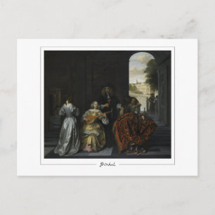 Pieter de Hooch #74 - Carte postale d'art fin