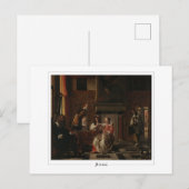Pieter de Hooch #76 - Kunst Briefkaart (Voorkant / Achterkant)