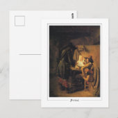 Pieter de Hooch #77 - Carte postale d'art fin (Devant / Derrière)