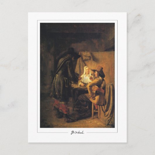 Pieter de Hooch #77 - Carte postale d'art fin (Devant)