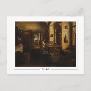 Pieter de Hooch #85 - Carte postale d'art fin