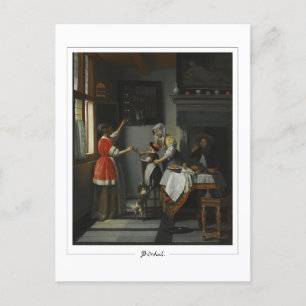 Pieter de Hooch #9 - Briefkaart voor Schone Kunste