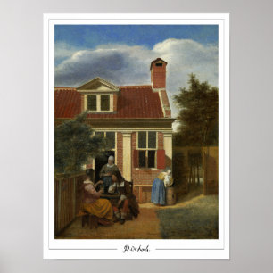Pieter de Hooch Affiche d'art Zedign #59