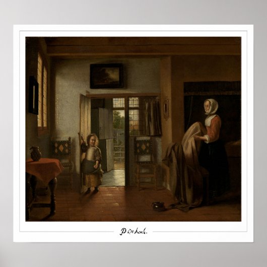 Pieter de Hooch Affiche d'art Zedign #90 (Devant)