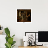 Pieter de Hooch Affiche d'art Zedign #90 (Bureau à domicile)