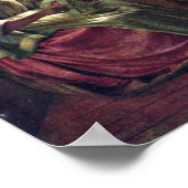 Pieter de Hooch - Vrouwen lezen een brief Poster (Hoek)