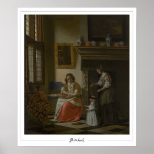 Pieter de Hooch Zedign Kunstposter #97 Poster