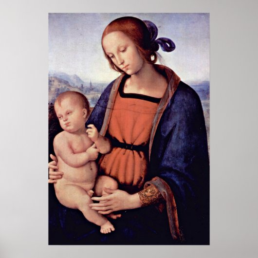 Pietro Perugino - Madonna Poster (Voorkant)