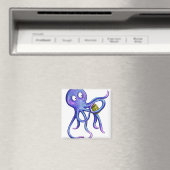 Pieuvre avec un aimant de pot de cornichon (In Situ (Lave-vaisselle))