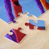 Pieuvre colorée Kite Jigsaw Puzzle (Côté)