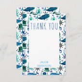 Pieuvre marine nautique sous la mer Merci (Devant / Derrière)