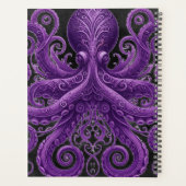 Pieuvre violette Steampunk victorien Kraken (Dos)