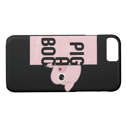 Pig A Boo Case-Mate iPhone Case (Achterkant (Horizontaal))