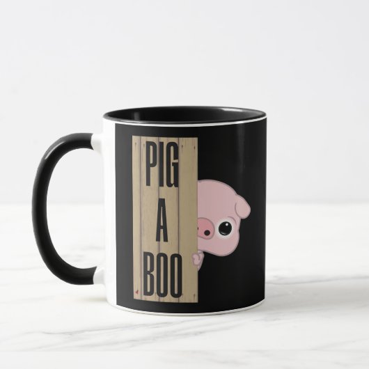 Pig A Boo Fence Mok (Links)