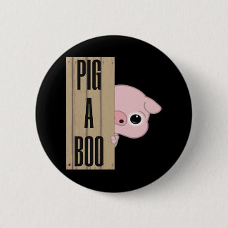 Pig A Boo Fence Ronde Button 5,7 Cm