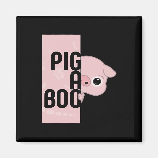 Pig A Boo Magneet (Voorkant)