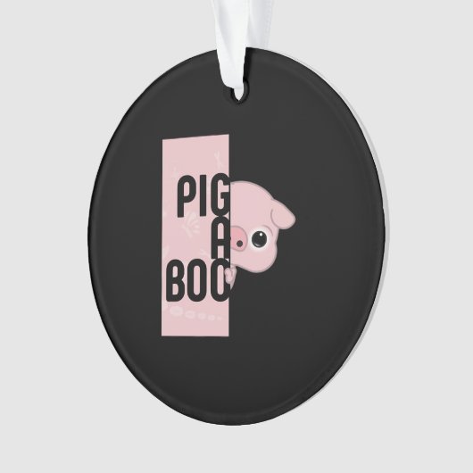Pig A Boo Ornament (voorkant)
