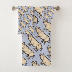 Pig Antique Piggy Cute Illustration Vintage