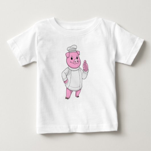Pig as Cook with Chef hat (Voorkant)