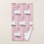 Pig Bamboos 2 Choisissez la couleur Serviettes de (Serviette à main)