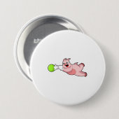 Pig Bowling Bowling ball Ronde Button 7,6 Cm (Voorkant /achterkant)