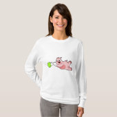 Pig Bowling Bowling ball T-shirt (Voorkant volledig)