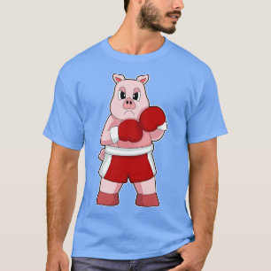 Pig Boxer Bokshandschoenen Boxing T-shirt
