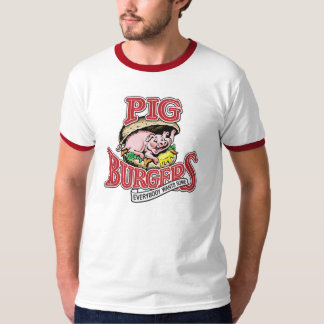 PIG BURGERS - IEDEREEN WIL WAT!!! T-SHIRT