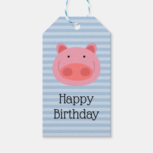 Pig Cadeaulabel (Voorkant)